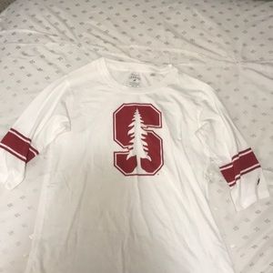 Stanford 3/4 sleeve jersey style top